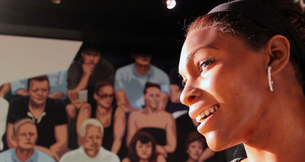  A wax model of Serena Williams at Madame Tussaud's.