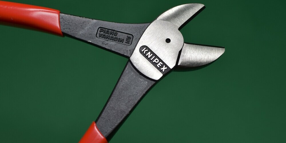 A pair of bolt cutters A pair of bolt cutters