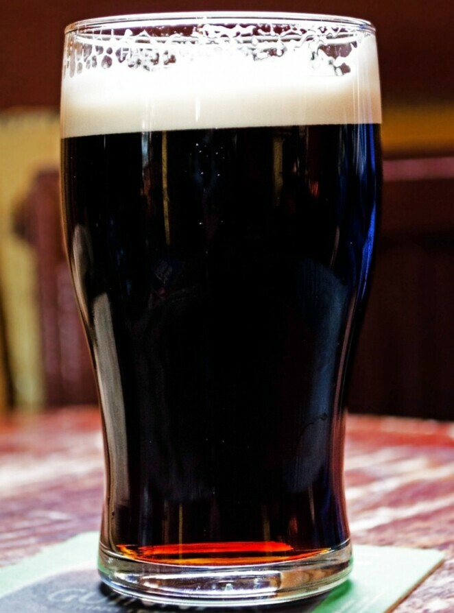 A pint of beer, much like those I would have drunk this evening A pint of beer, much like those I would have drunk this evening