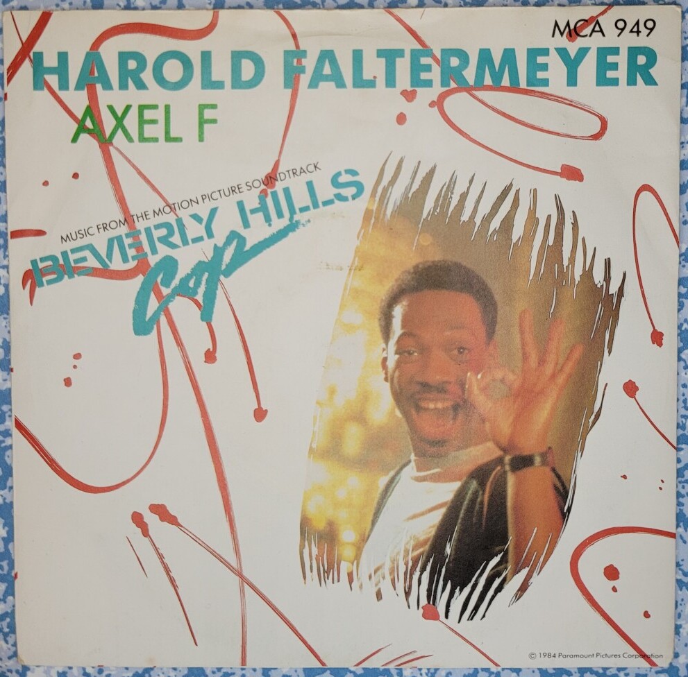My copy of Harold Faltermeyer's Axel F