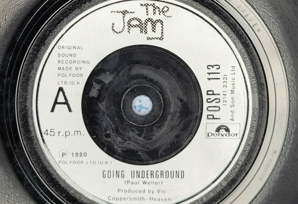 My copy of The Jam single Going Underground from 1980 My copy of The Jam single Going Underground from 1980