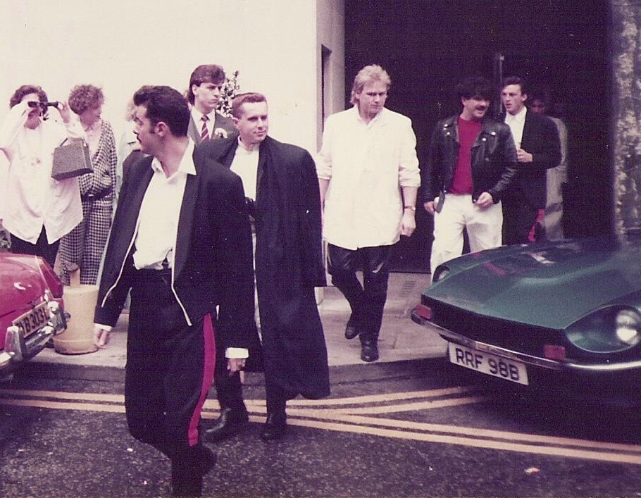 Scouse purveyors of banging hits, Frankie Goes To Hollywood. In London, believed 1985