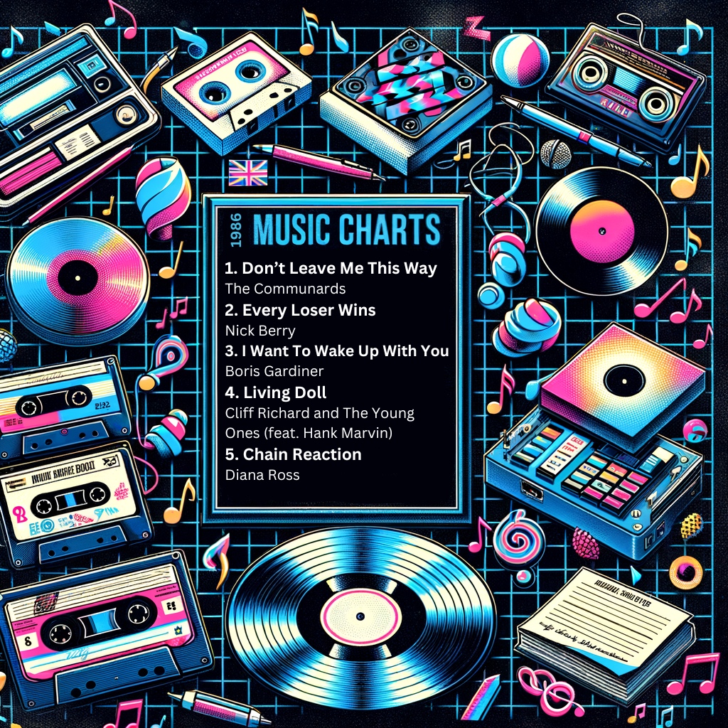 Image depicting 1986 in the British singles chart