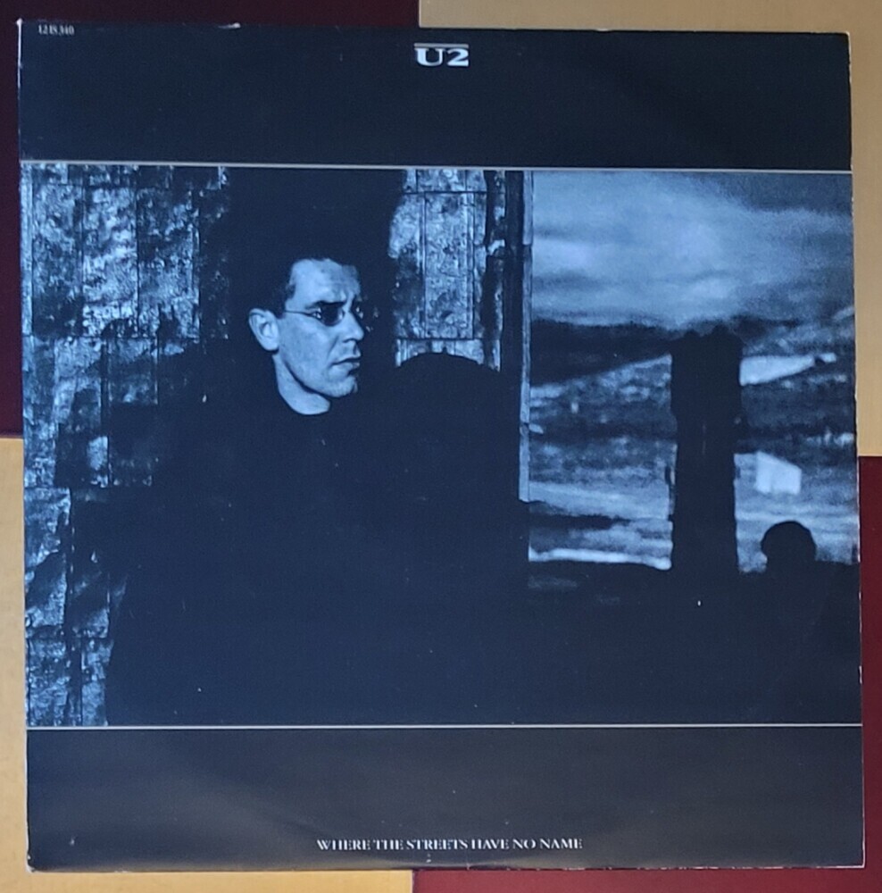U2 - Where The Streets Have No Name. An atomspheric 12-inch single cover
